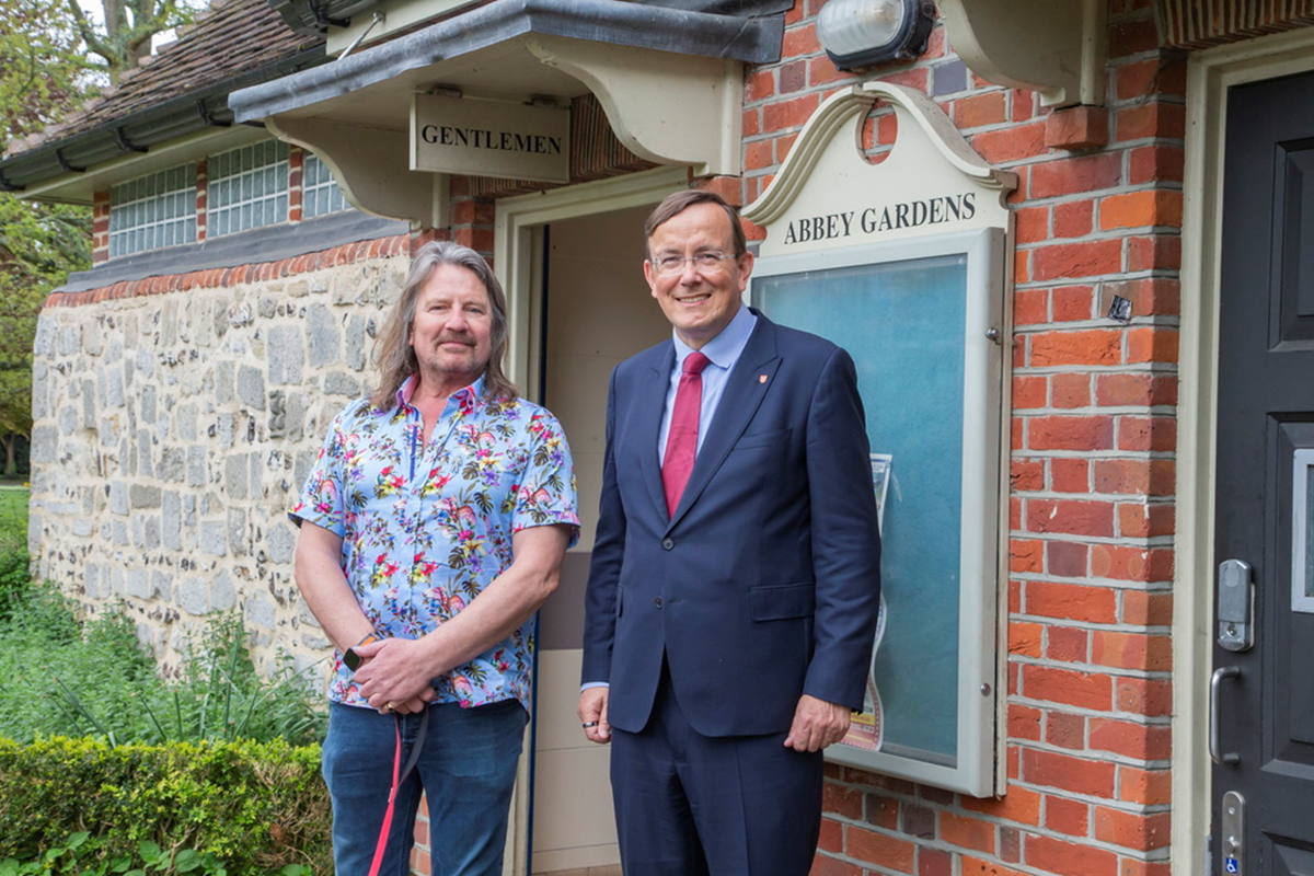 Cllr Tod and Jonathon Hall